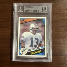 1984 TOPPS FOOTBALL #123 DAN MARINO RC BGS 8.5 NM-MT+ HOF ROOKIE