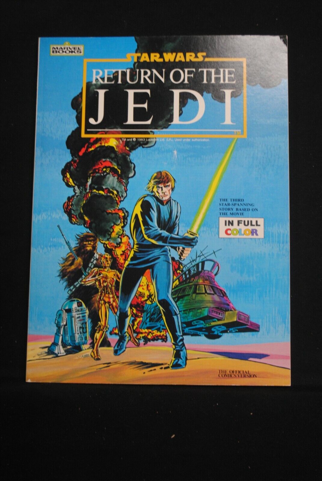 1983 Marvel Books~Star Wars: Return Of The Jedi~Official Full Color Comic Book