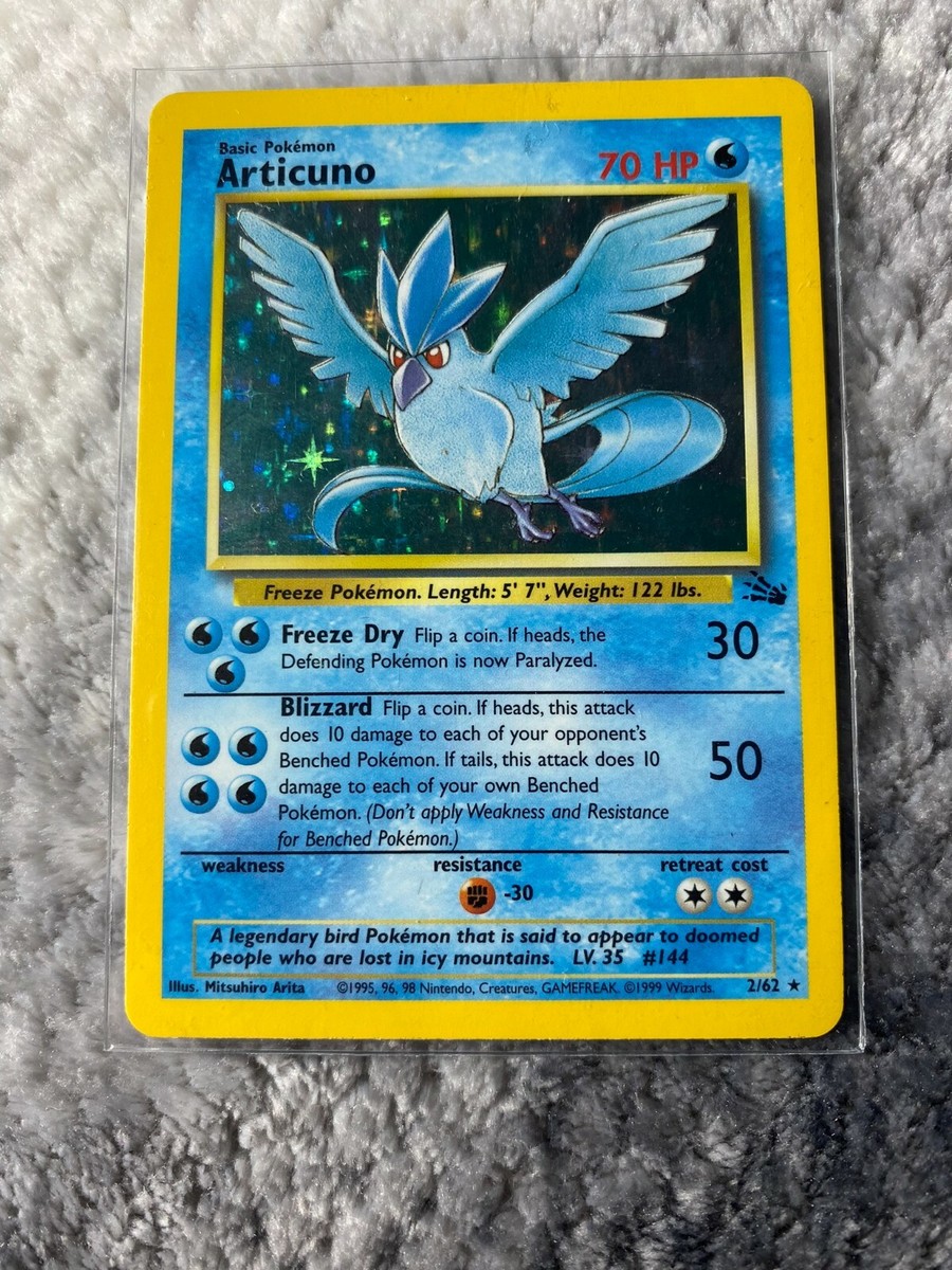 英語版初期 ポケモンカード Articuno holo ORIGINAL ARTICUNO HOLOGRAPHIC POKEMON CARD | GREAT CONDITION