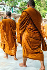 4 Piece 100 Cotton Monk Robe Set Traditional Buddhist Attire, Meditation Cloth