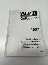VINTAGE YAMAHA OUTBOARD MOTOR 1997 SERVICE MANUAL WORKSHOP DATA BOAT