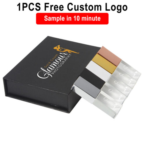 Photography Custom Gift Box USB Flash Drive 64G Free Logo Pen Drive Thumb U Disk - Afbeelding 1 van 25