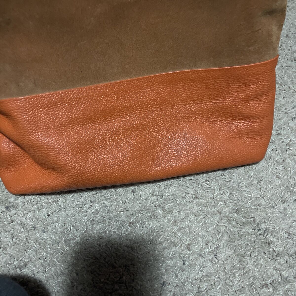 PRODOTTO ARTIGIANALE VERA PELLE BROWN /Orange TEXTURED PRODOTTO ARTIGIANALE VERA PELLE BROWN /Orange TEXTURED