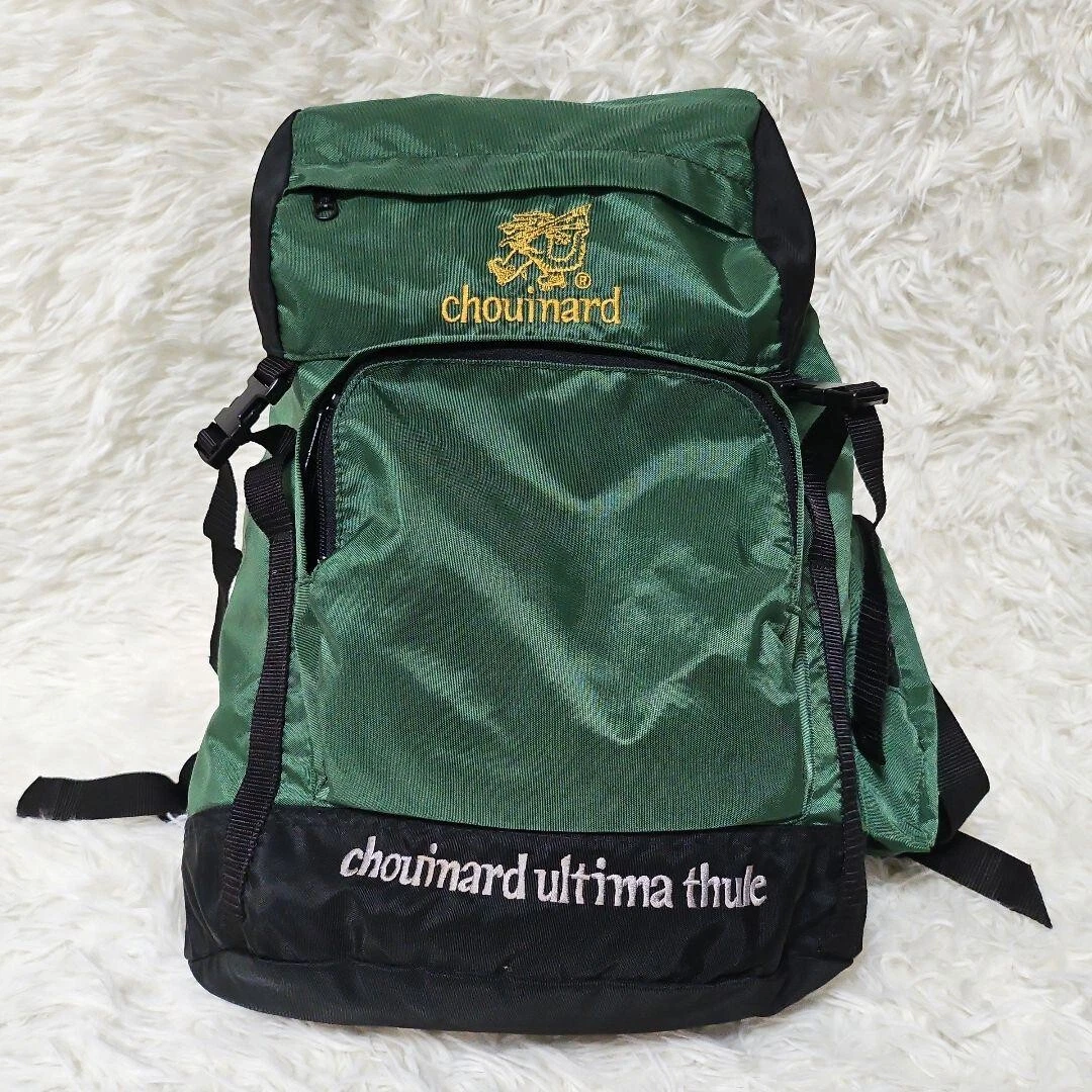 Vintage Chouinard Dragon Patagonia Backpack bag Green Black Used