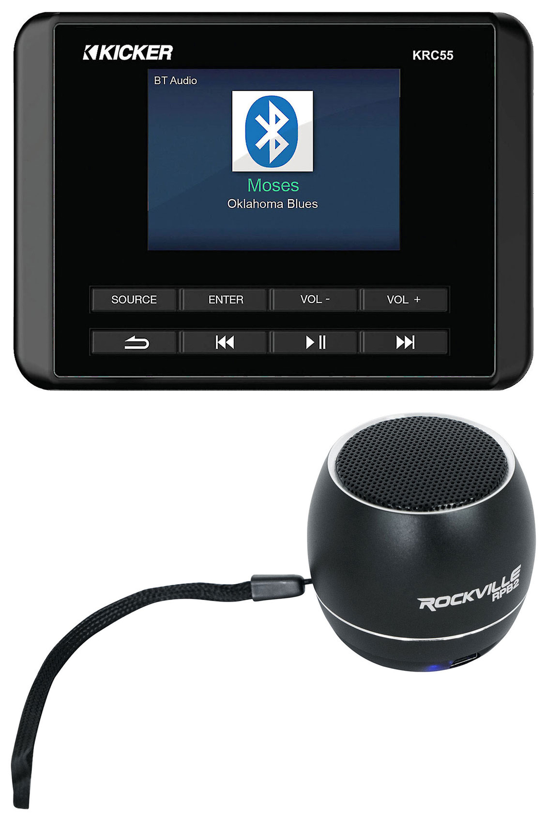 Цифровой ЖК-пульт дистанционного управления KICKER 47KRC55 KRC55 для KMC5KMC100 Home Sopeaker