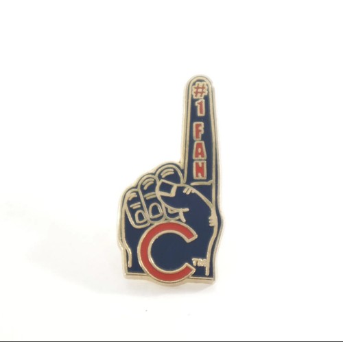 Chicago Cubs #1 Fan Lapel Pin 2008 Aminco MLB Baseball - Picture 2 of 2