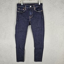 Premium Denim Levi s 510 Skinny 28x32 Leather Patch Dark Wash Big E