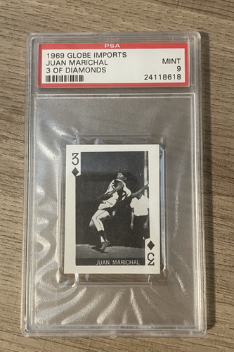 Juan Marichal [3 of Diamonds] 1969 Globe Imports Playing Cards card