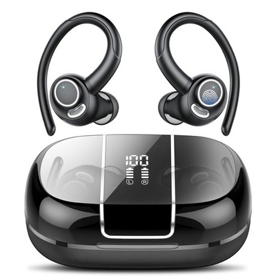 Wireless Earbuds Bluetooth 5.3 Headphones Sports, 48H Over Ear Buds with ENC ...
