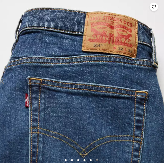 BRAND NEW LEVI'S 514™ Straight Fit Men's Jeans - Spider Crab - Dark Wash thumbnail 5