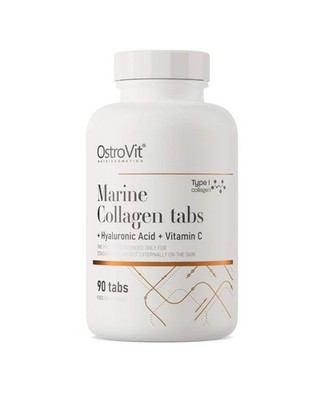 OstroVit Marine Collagen with Hyaluronic Acid and Vitamin C 90 tablets