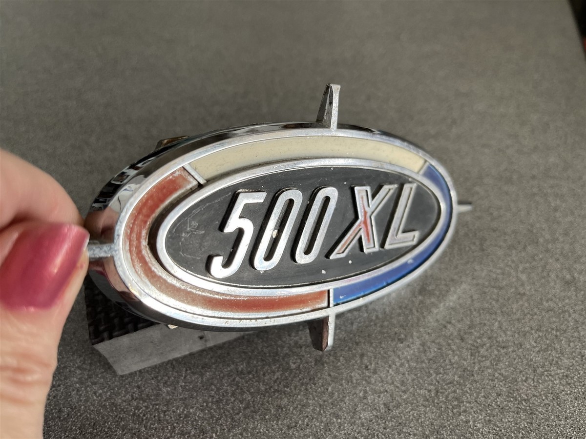 1962 Ford Galaxie 500 XL Fuel Lid Emblem Gas Door Ornament OEM 62