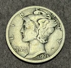 1928-S Mercury Dime 90% Silver