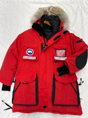 Excellent Red Canada Goose Arctic Program Expedition Snow Mantra Parka Mens L