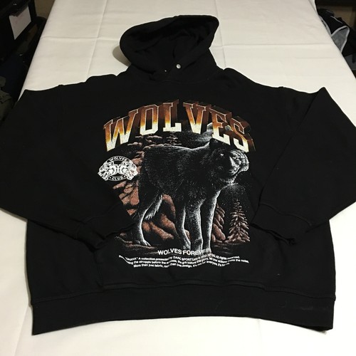 Darc Sport Hoodie Men Large Black Wolves Forever Ohana Tour
