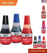 Easy-Use 0.9oz Red Ink Refill for Self-Inking Stamp Pads - Crafts More
