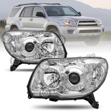 For 2006 2007 2008 2009 Toyota 4runner Chrome Headlights Clear Corner Lamps Set For 2006 2007 2008 2009 Toyota 4runner Chrome Headlights Clear Corner Lamps Set