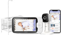 Hubble Nursery PAL Skyview 5-inch HD Baby Monitor With Cot Mount