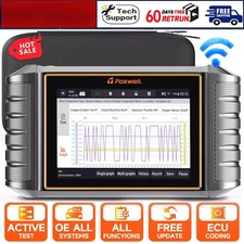 OBD2 Diagnostic Scan Tool Coding Car Code Reader Full System Bidirectional Test