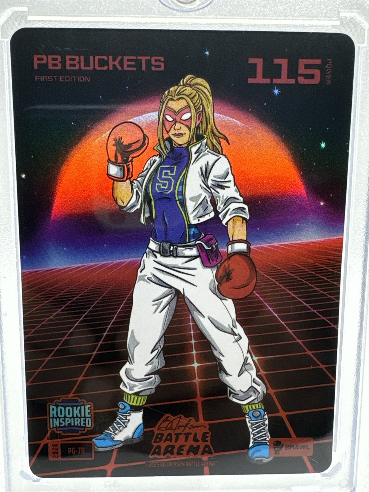 Bo Jackson Battle Arena 2025 PB Buckets 1st Edition Rookie Inspired PG-78