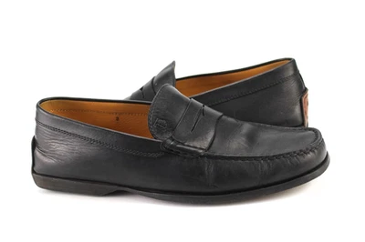 Tods Gr.42 Uk.8  Herren Halbschuhe Slipper Loafers  Leder Schwarz  P 225 - Bild 1 von 4