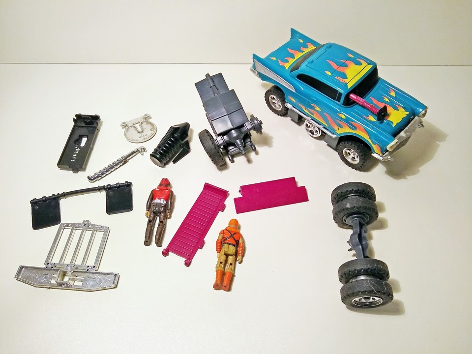 Pièce M.A.S.K - Trappe Pare-choc Avant Hurricane - Vintage Kenner - Occasion - Sans Rhino/Condor