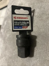 JOBSMART 1/2” Fx3/4” M Adapter-Impact 1/2" Drive 1038309