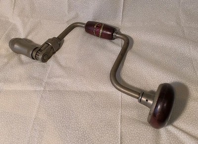 Vintage Dunlap Hand Brace Drill Very Good Condition Rare