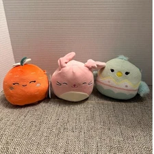 Squishmallows Bundle Three Stuffed Plush Animals Bop, Justine, Caroleena 