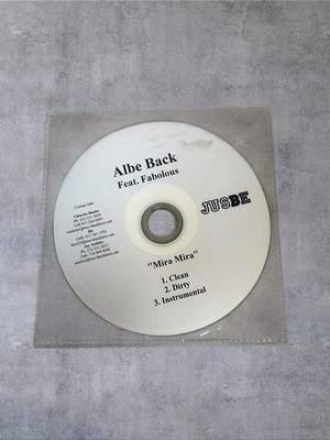 Albe Back Ft Fabolous Mira Mira Rare Promo CD Single Clean Dirty Instrumental