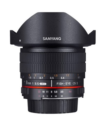 Samyang 8mm f/3.5 MF HD ASP MC Lens For Canon (Certified Refurbished)