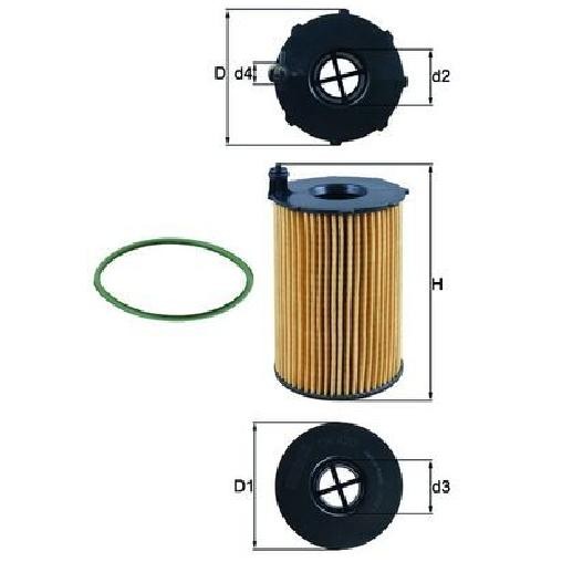 ÖLfilter FüR Audi A8 4H 3.0 10 Bis 18 Knecht QualitäT Cduc-image