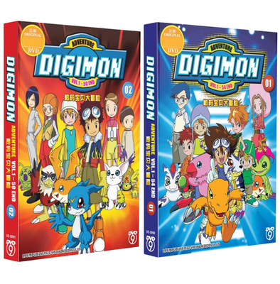 Digimon Adventure 01+02 Complete Anime DVD Vol.1-104 End English