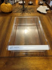 WR32X10470 GE REFRIGERATOR SNACK TRAY 