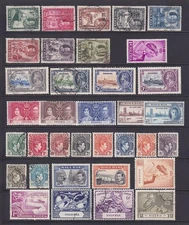 Nigeria GV, GVI Stamps. MM, Used. Inc SG58, SG59. Cat approx £300.