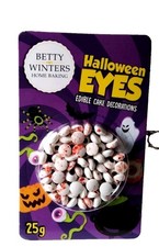 Cake Decor Bloodshot Edible Eyes 25g Eyeballs Halloween Cupcake Decoration