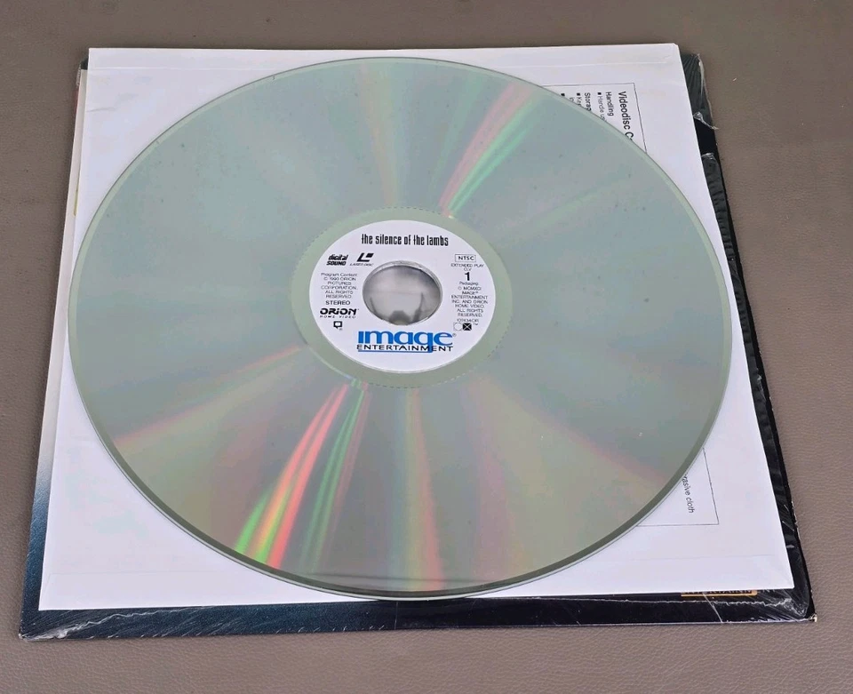 The Silence of the Lambs Laserdisc LD Jodie Foster, Anthony Hopkins - Image 3 of 4