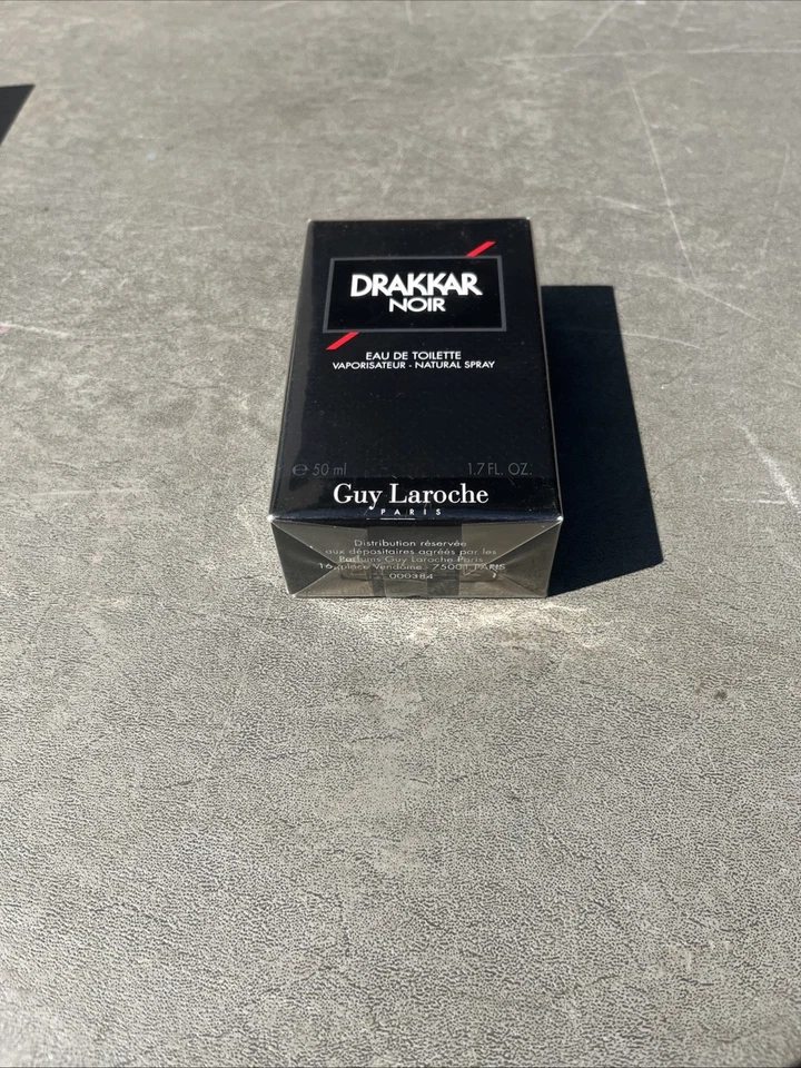 GUY LAROCHE COSMAIR DRAKKAR NOIR 50 ML VINTAGE EDT SPLASH (NUEVO CON CAJA) Foto 3 de 3