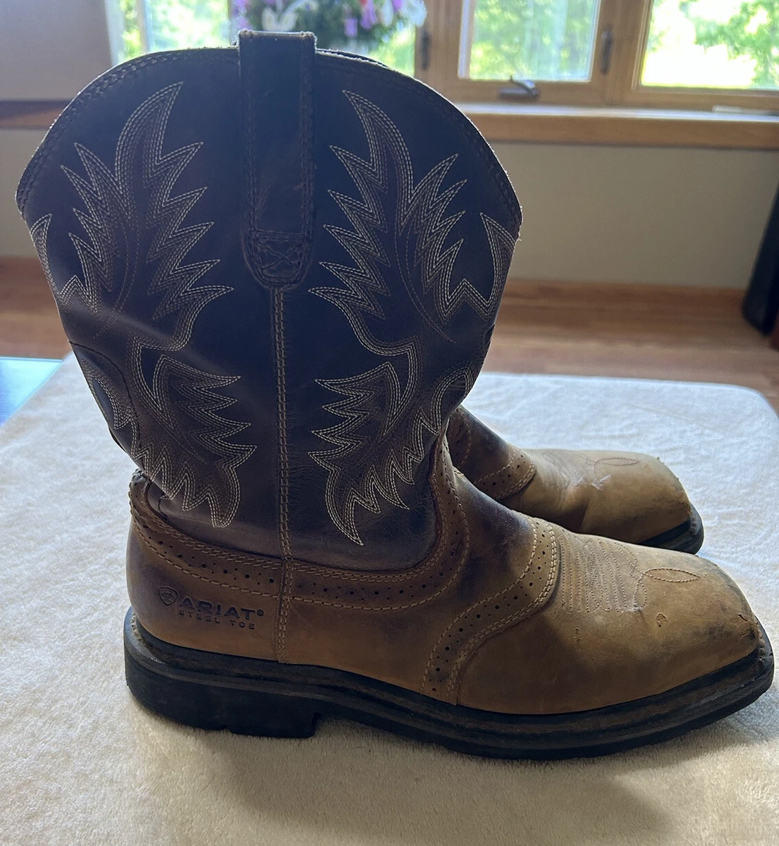 Ariat sierra wide store square toe