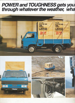 1984 MAZDA T-SERIES TRUCK Australian 12p Brochure T3500 T4100