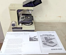 Bausch & Lomb 31-32-16 Balplan Microscope  4 Objectives & 10X WF Eyepieces [A4S2