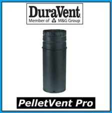 DURAVENT PELLETVENT 3PVL-06B Black Pipe Length 3" x 6" NEW *