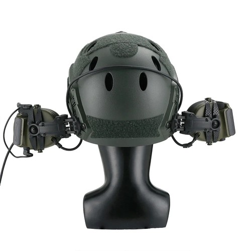 Tactical Bracket Adapter Noise Reduction Headphones for Shooting Carbon Fiber - Picture 17 of 19