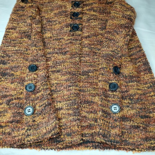 SERENGETI Sweater Size 1X Women's Vest Brown Multicolor 48" Bust X 30" Long NWOT - Picture 7 of 13