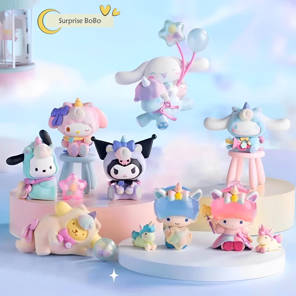 メイソウ　サンリオ　ファンタジーパラダイス　8個入りフィギュアアソートボックス MINISO Sanrio Fantasy Paradise Series Blind Box Figures Full