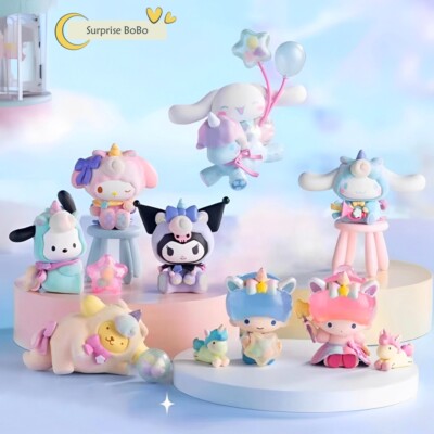 MINISO Sanrio Fantasy Paradise Series Figures Full Set 8 Authentic