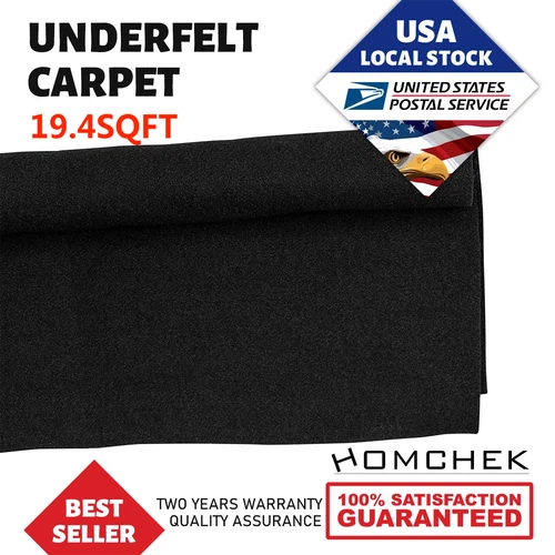 71"×40" Car Woofer Speaker Box Black Carpet Audio Wrap Trunk Liner Upholstery