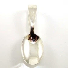 Authentic Tiffany & Co Sterling Silver Hook Spoon Child's Initial Engraved WJR