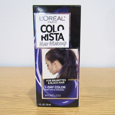 L'oreal Colorista Hair Makeup 1 Day Color Purple50 for Brunettes