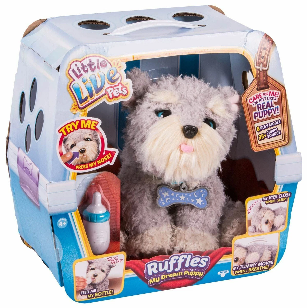 Little live pets sleepy puppy outlet